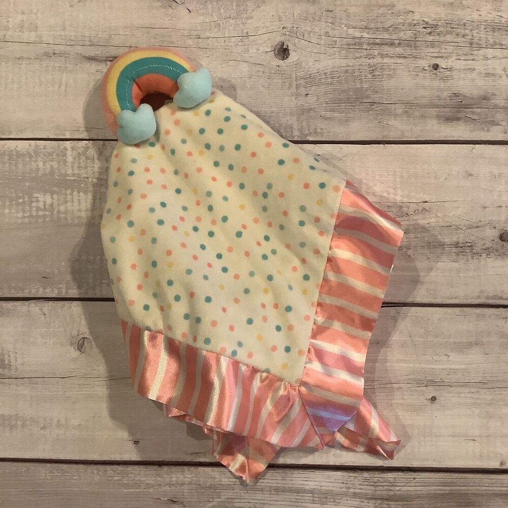 Matilda Jane Dream Chasers Dreaming of Rainbows Baby Security Blanket Lovey
